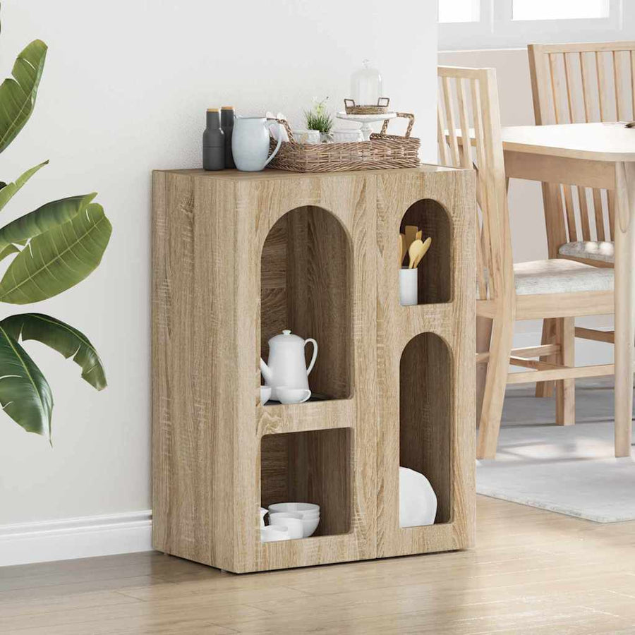 Dressoir Sonoma Eiken 59 x 35 x 80.5 cm Bewerkt hout