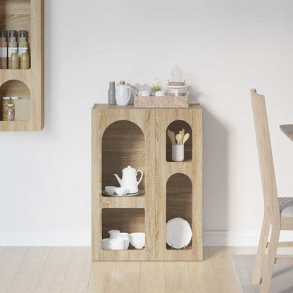 Dressoir Sonoma Eiken 59 x 35 x 80.5 cm Bewerkt hout