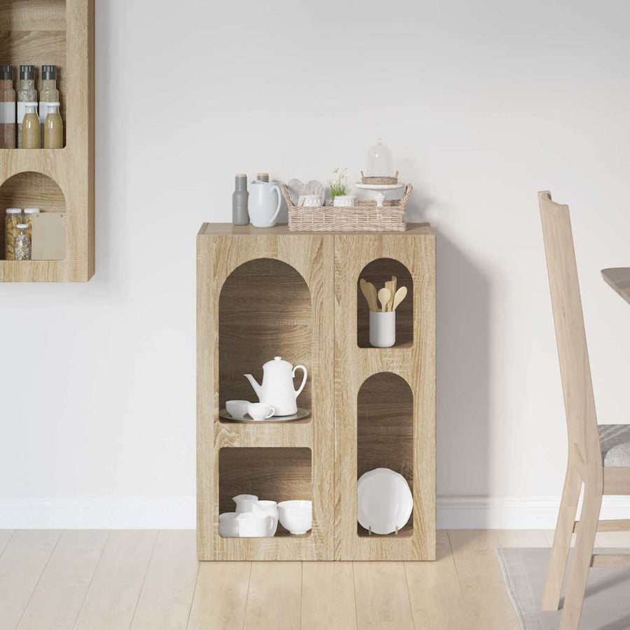 Dressoir Sonoma Eiken 59 x 35 x 80.5 cm Bewerkt hout