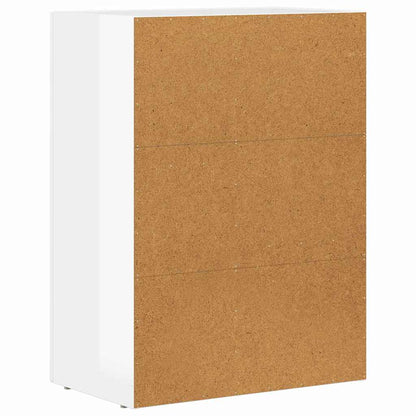 Dressoir Hoogglans wit 59 x 35 x 80.5 cm Bewerkt hout