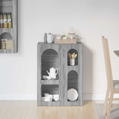 Dressoir Grijs Sonoma 59 x 35 x 80.5 cm Bewerkt hout
