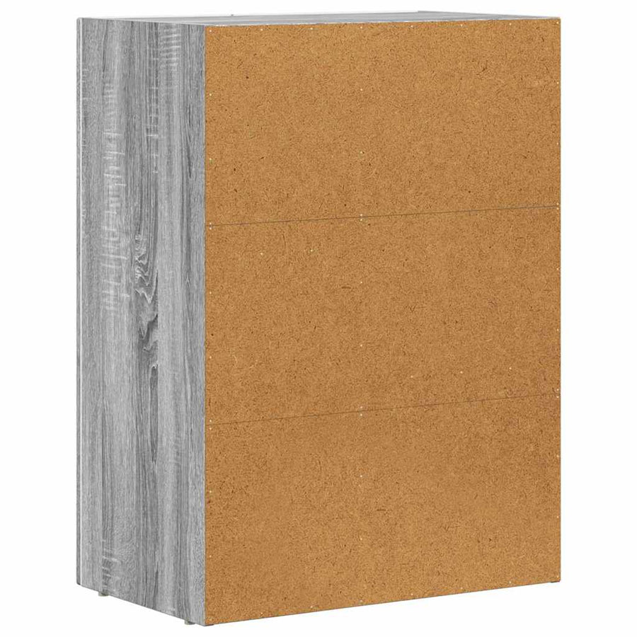 Dressoir Grijs Sonoma 59 x 35 x 80.5 cm Bewerkt hout