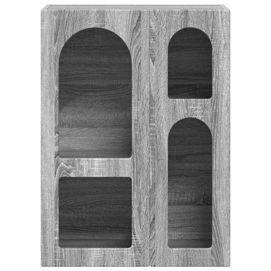 Dressoir Grijs Sonoma 59 x 35 x 80.5 cm Bewerkt hout