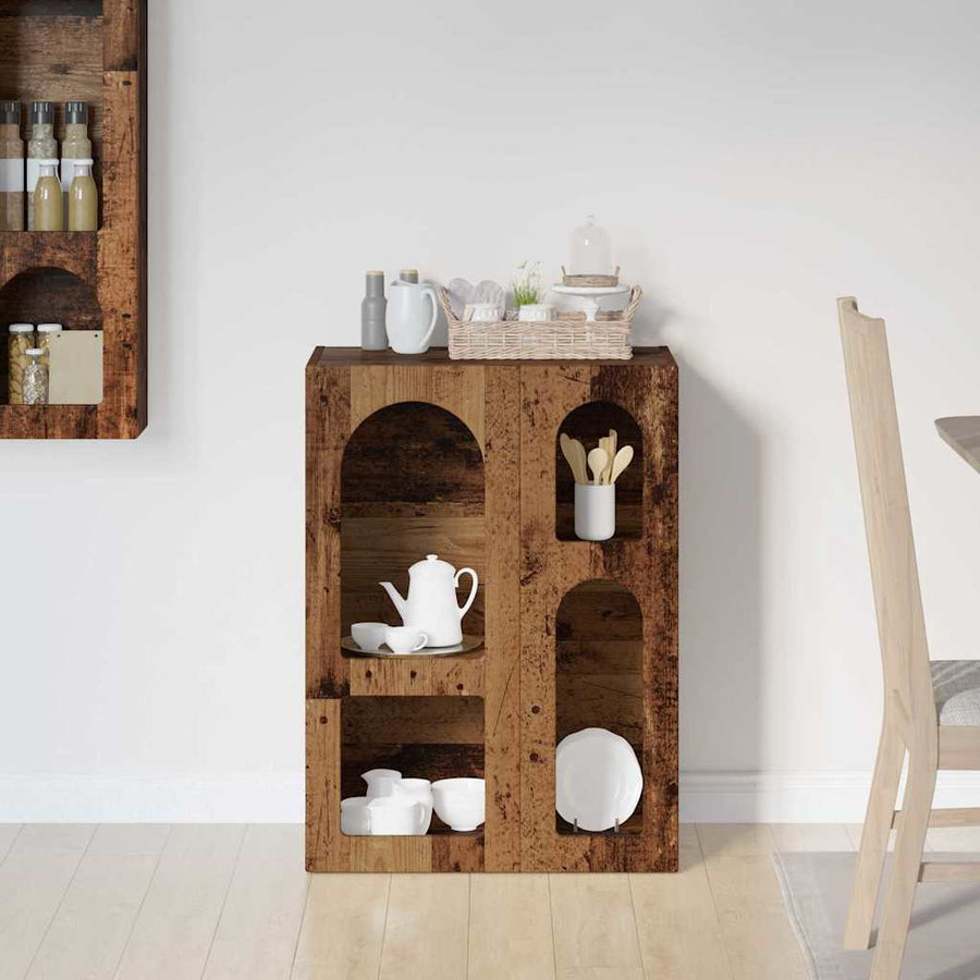 Dressoir Oudhout 59 x 35 x 80.5 cm Bewerkt hout