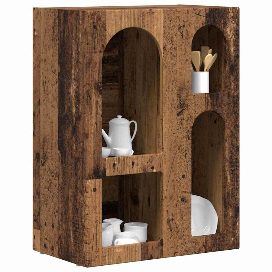 Dressoir Oudhout 59 x 35 x 80.5 cm Bewerkt hout