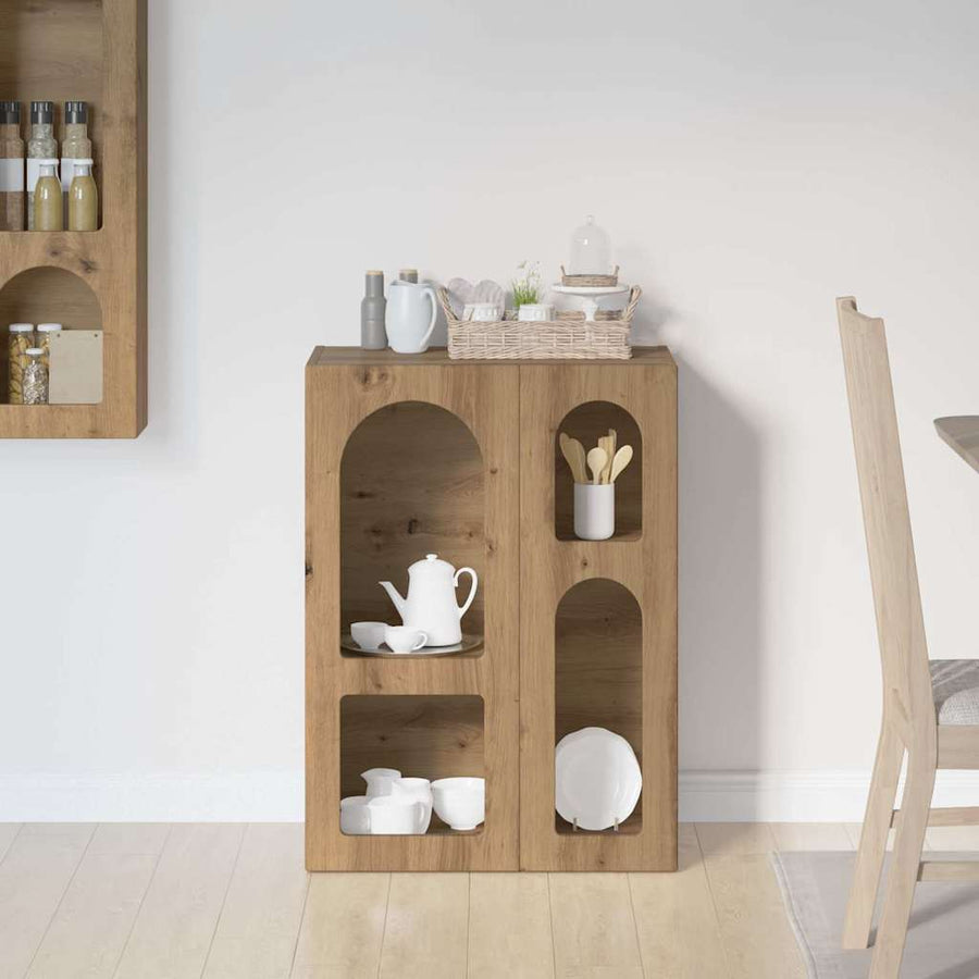 Dressoir Artisan Eiken 59 x 35 x 80.5 cm Bewerkt hout