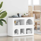 Sideboard White 80.5 x 35 x 59 cm Engineered wood