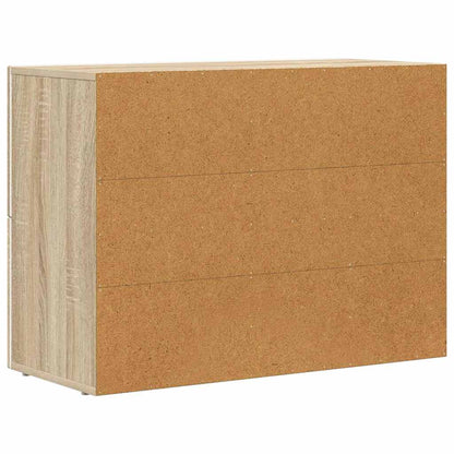 Dressoir Sonoma Eiken 80,5 x 35 x 59 cm Bewerkt hout