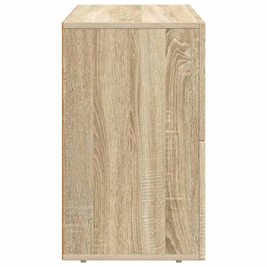Dressoir Sonoma Eiken 80,5 x 35 x 59 cm Bewerkt hout