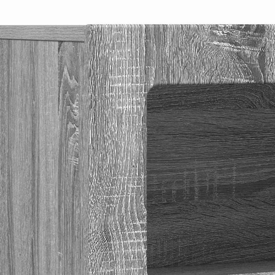 Dressoir Grijs Sonoma 80,5 x 35 x 59 cm Bewerkt hout