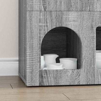 Dressoir Grijs Sonoma 80,5 x 35 x 59 cm Bewerkt hout
