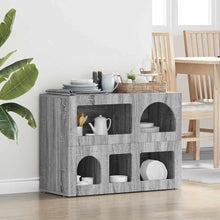 Dressoir Grijs Sonoma 80,5 x 35 x 59 cm Bewerkt hout