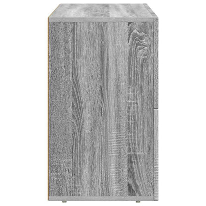 Dressoir Grijs Sonoma 80,5 x 35 x 59 cm Bewerkt hout