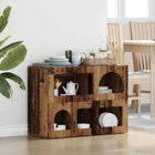 Sideboard Reclaimed Wood 80.5 x 35 x 59 cm Engineered wood