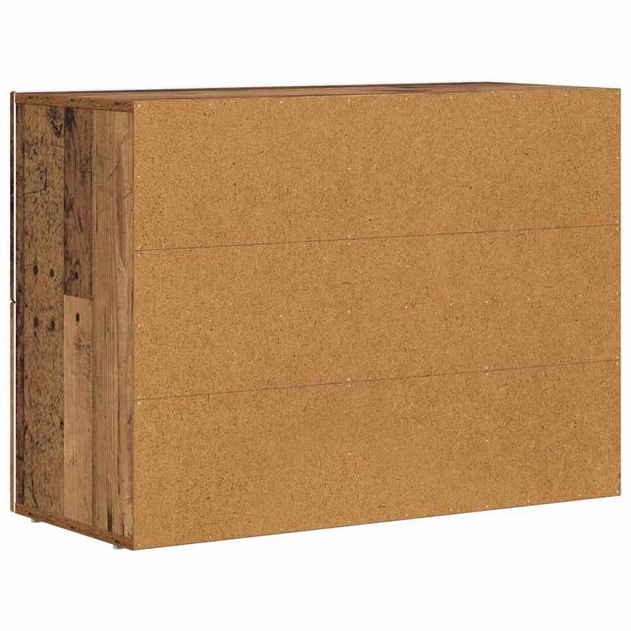 Dressoir Oudhout 80,5 x 35 x 59 cm Bewerkt hout