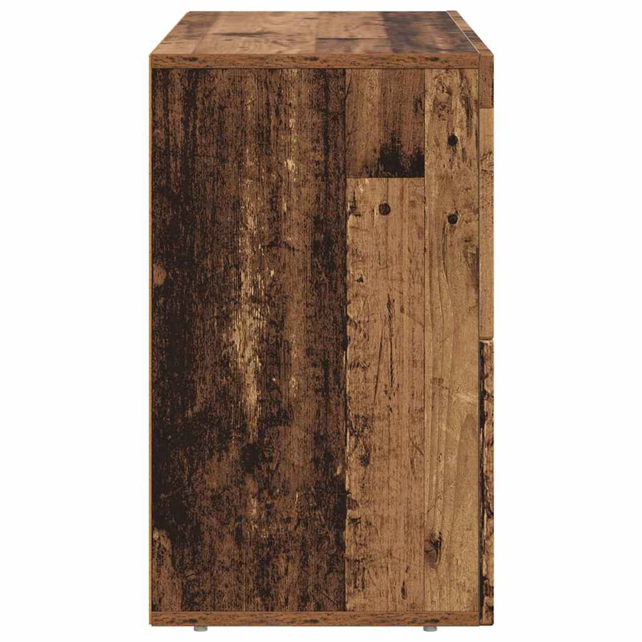 Dressoir Oudhout 80,5 x 35 x 59 cm Bewerkt hout