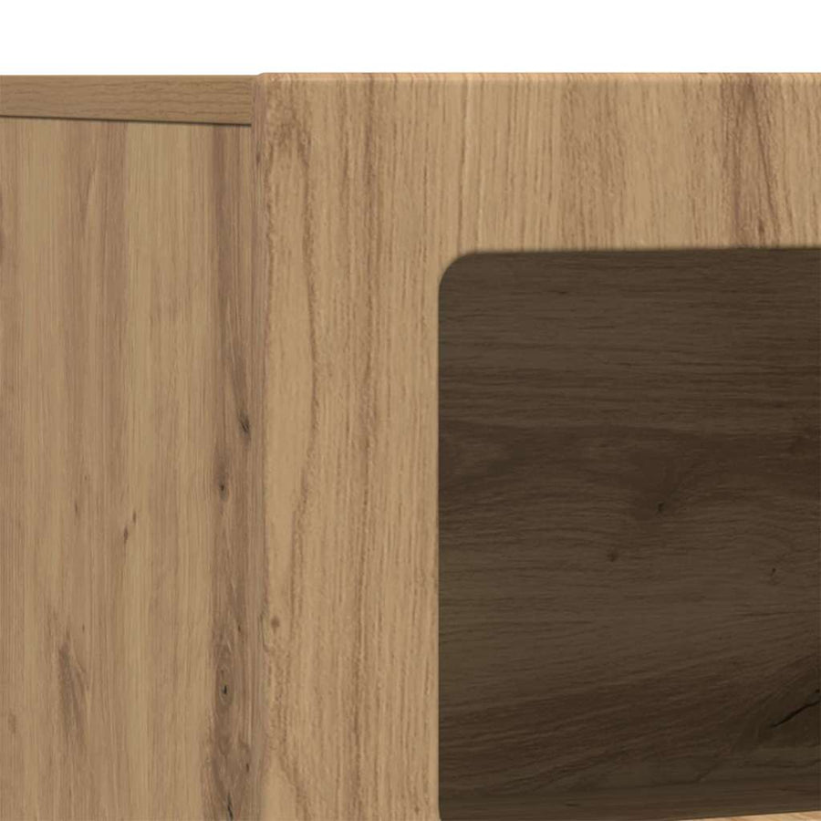 Dressoir Artisan Eiken 80,5 x 35 x 59 cm Bewerkt hout