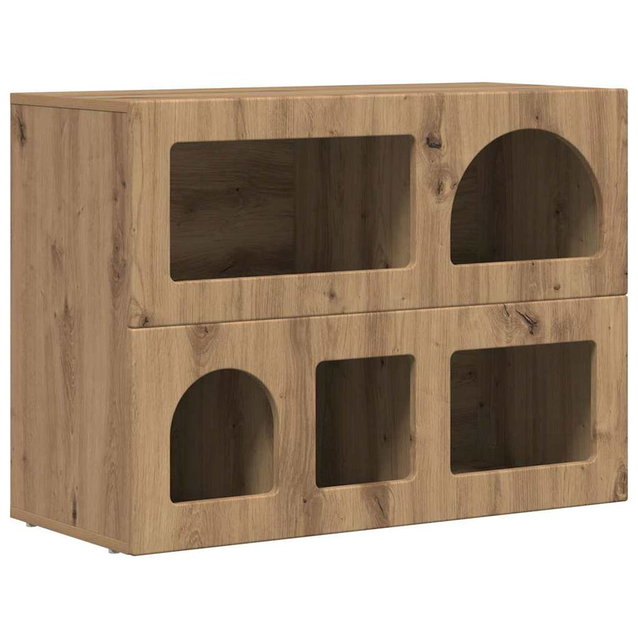 Dressoir Artisan Eiken 80,5 x 35 x 59 cm Bewerkt hout
