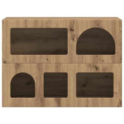 Dressoir Artisan Eiken 80,5 x 35 x 59 cm Bewerkt hout