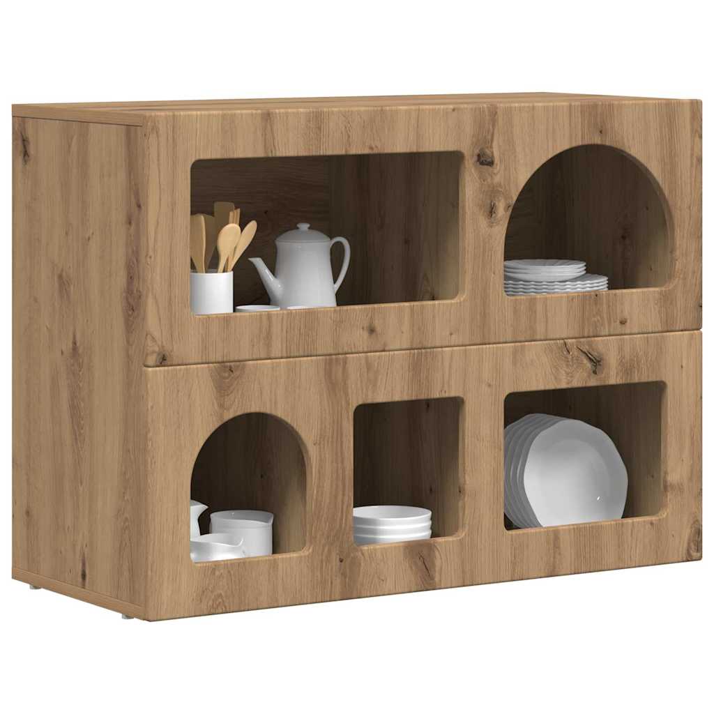 Dressoir Artisan Eiken 80,5 x 35 x 59 cm Bewerkt hout