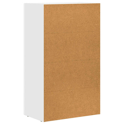 Dressoir Wit 59 x 35 x 100,5 cm Bewerkt hout