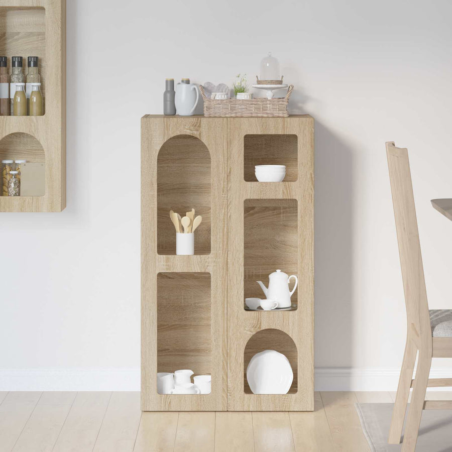 Dressoir Sonoma Eiken 59 x 35 x 100,5 cm Bewerkt hout