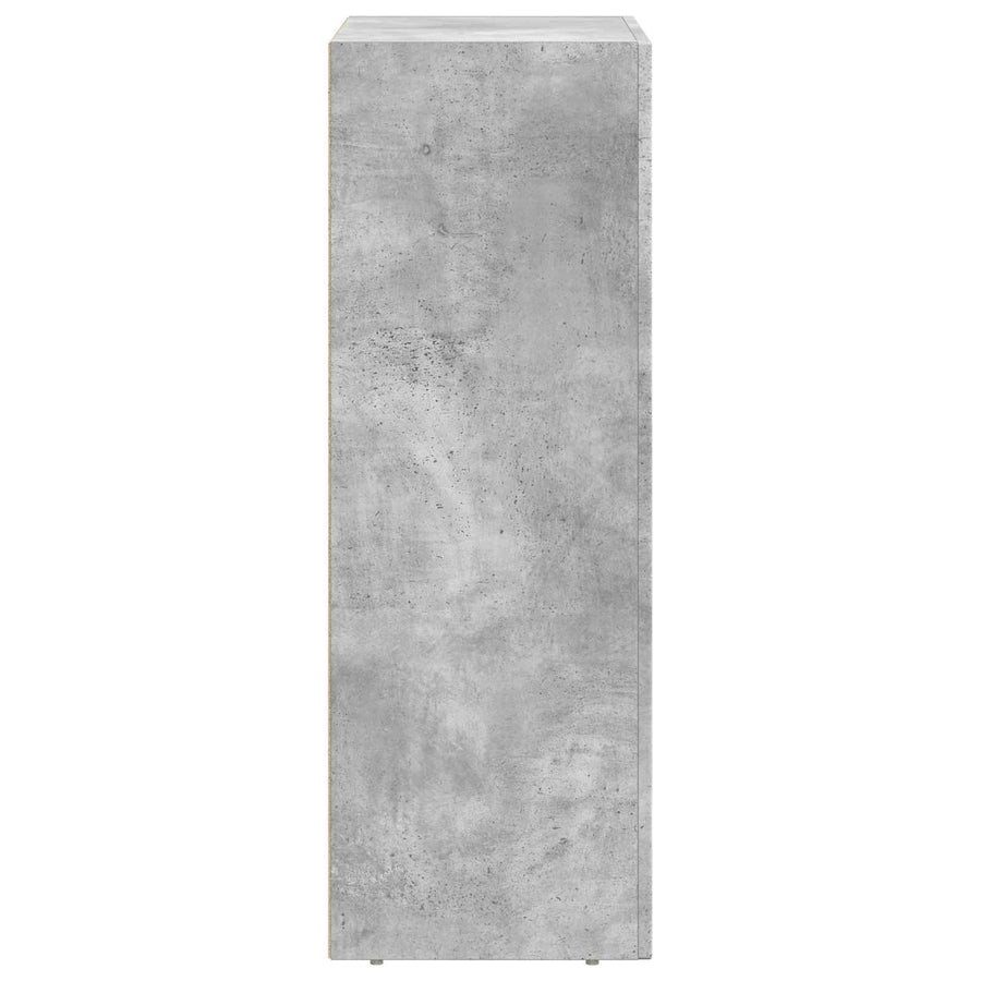Dressoir Beton Grijs 59 x 35 x 100,5 cm Bewerkt hout