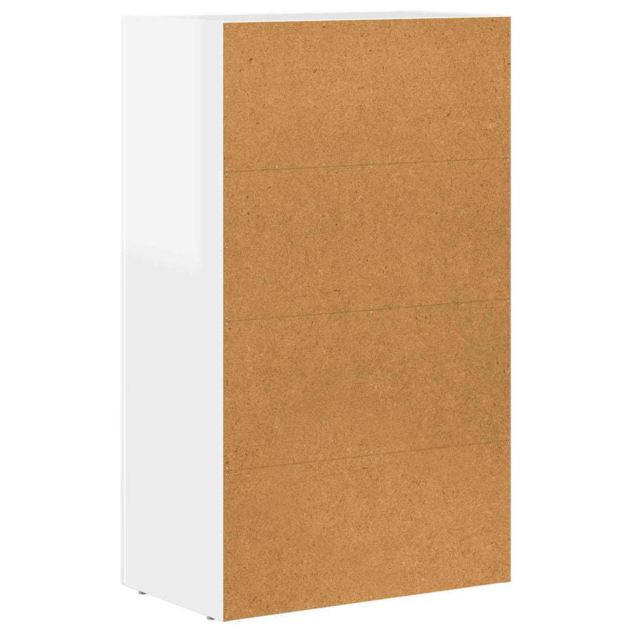 Dressoir Hoogglans wit 59 x 35 x 100,5 cm Bewerkt hout