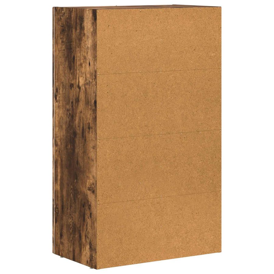 Dressoir Gerookt eiken 59 x 35 x 100,5 cm Bewerkt hout