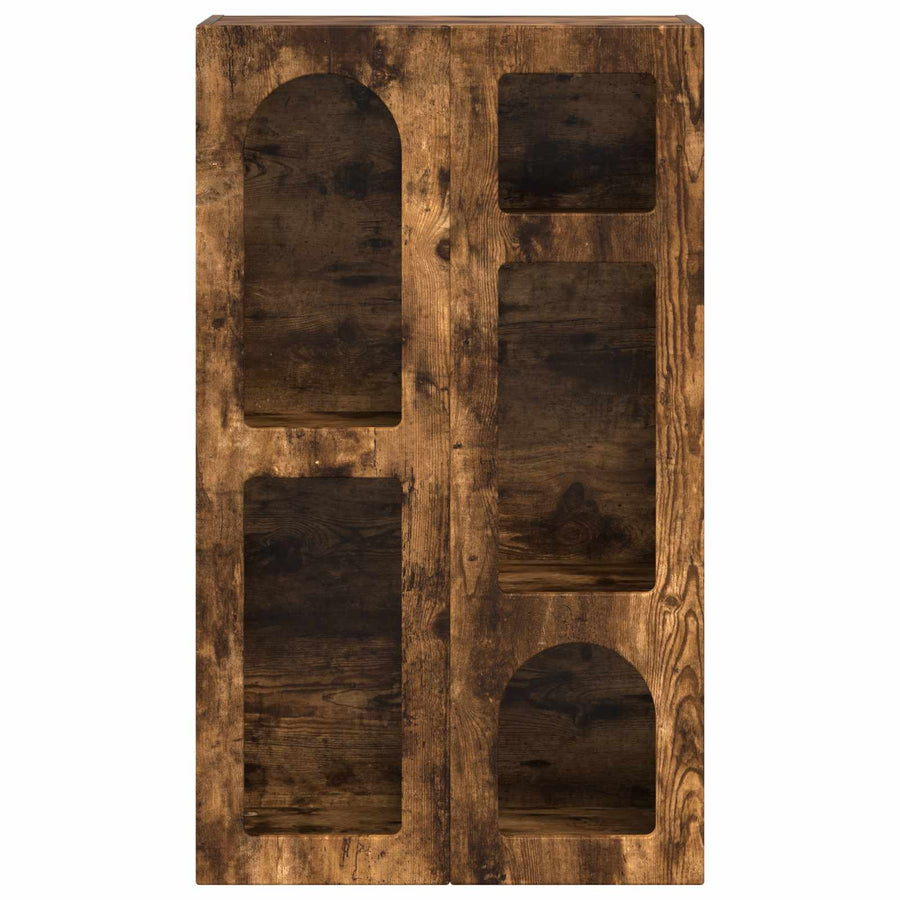Dressoir Gerookt eiken 59 x 35 x 100,5 cm Bewerkt hout
