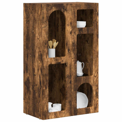 Dressoir Gerookt eiken 59 x 35 x 100,5 cm Bewerkt hout