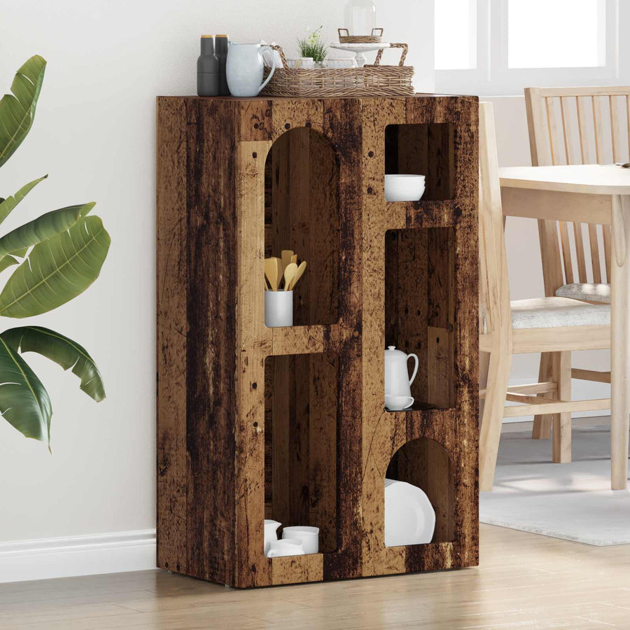 Dressoir Oudhout 59 x 35 x 100,5 cm Bewerkt hout