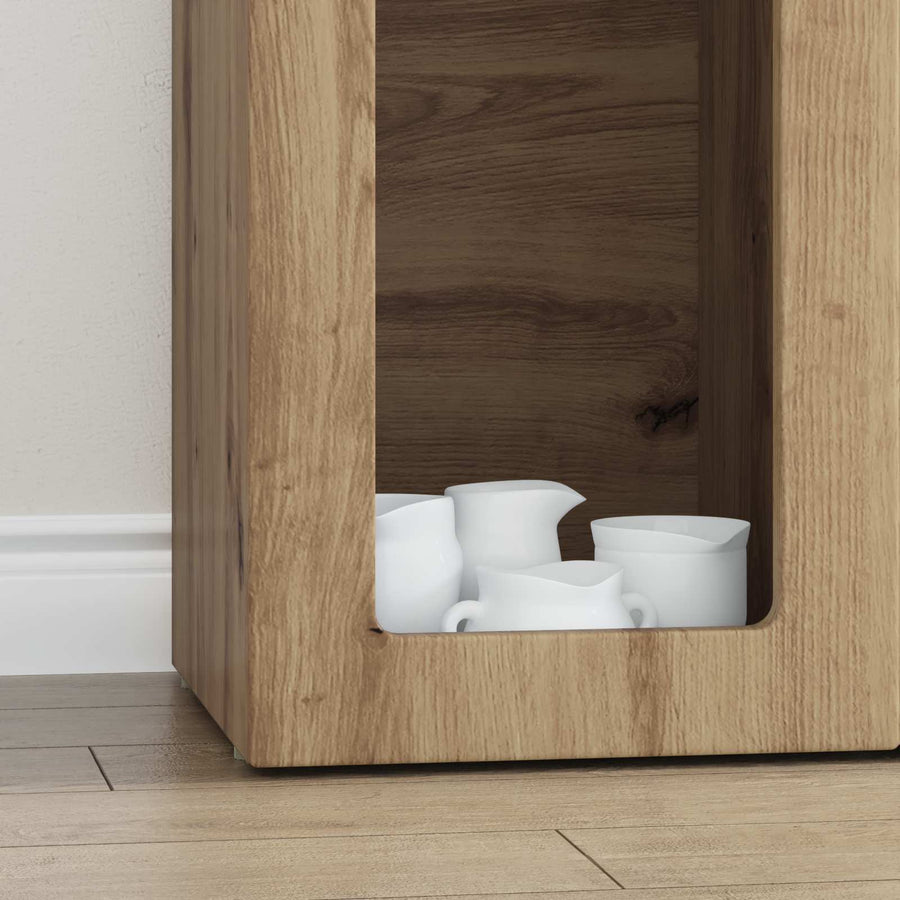 Dressoir Artisan Eiken 59 x 35 x 100,5 cm Bewerkt hout