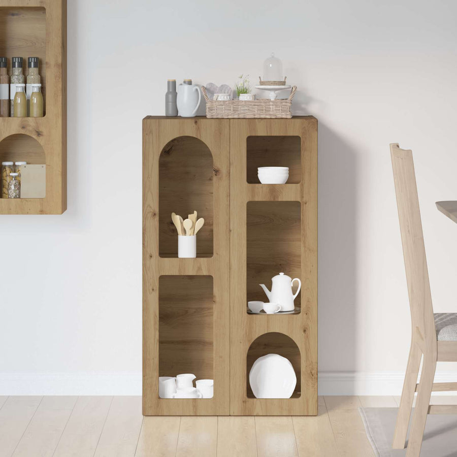 Dressoir Artisan Eiken 59 x 35 x 100,5 cm Bewerkt hout
