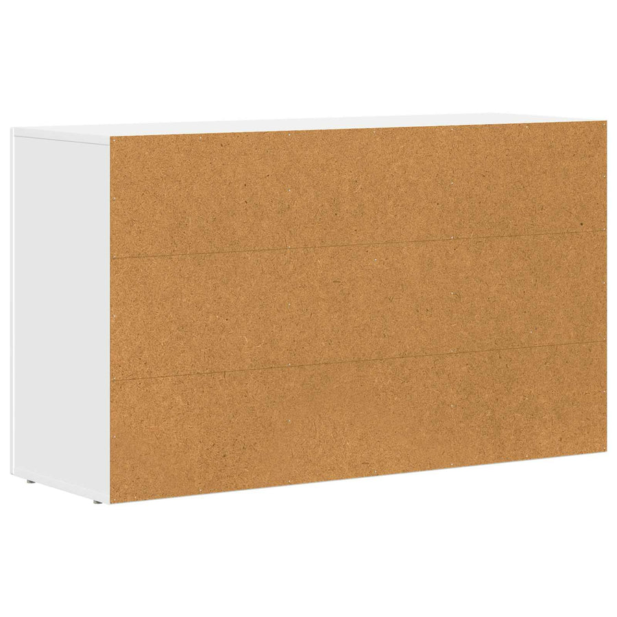 Dressoir Wit 100 x 35 x 59 cm Bewerkt hout