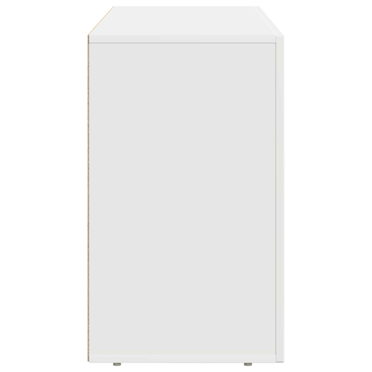 Dressoir Wit 100 x 35 x 59 cm Bewerkt hout