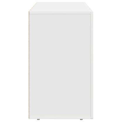 Dressoir Wit 100 x 35 x 59 cm Bewerkt hout