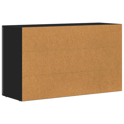 Dressoir Zwart 100 x 35 x 59 cm Bewerkt hout