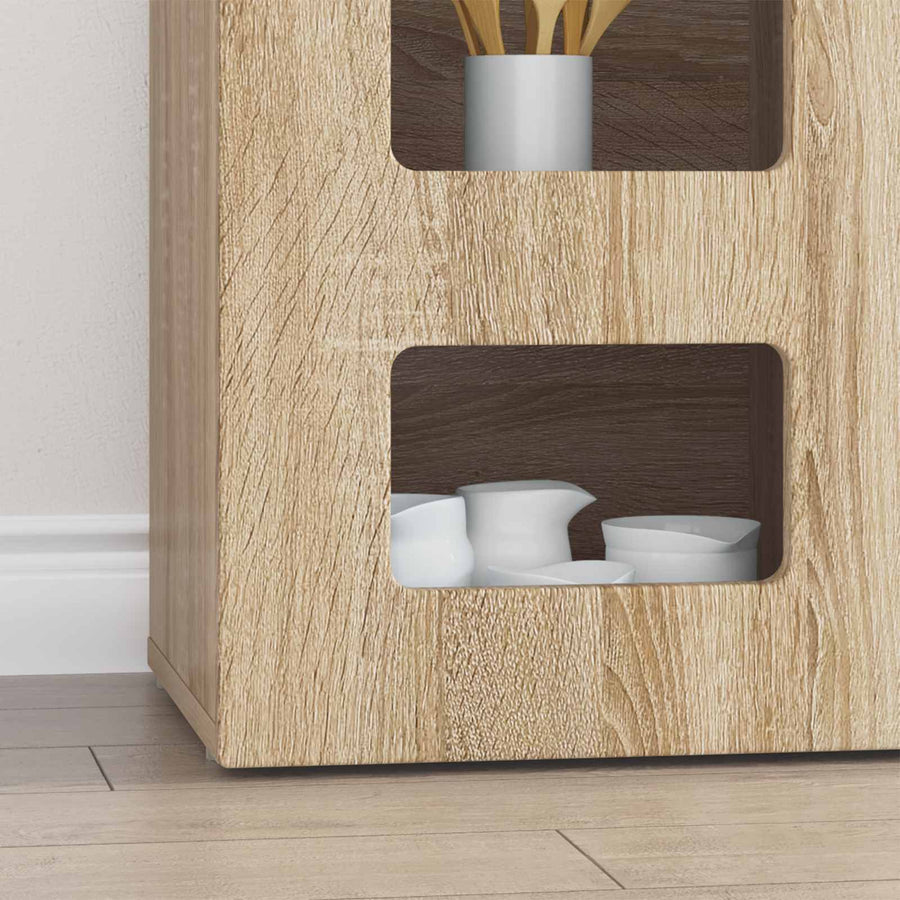 Dressoir Sonoma Eiken 100 x 35 x 59 cm Bewerkt hout