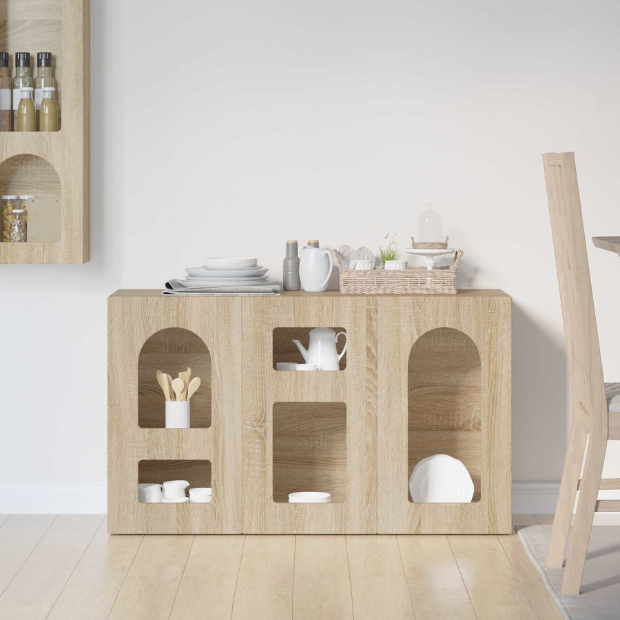 Dressoir Sonoma Eiken 100 x 35 x 59 cm Bewerkt hout