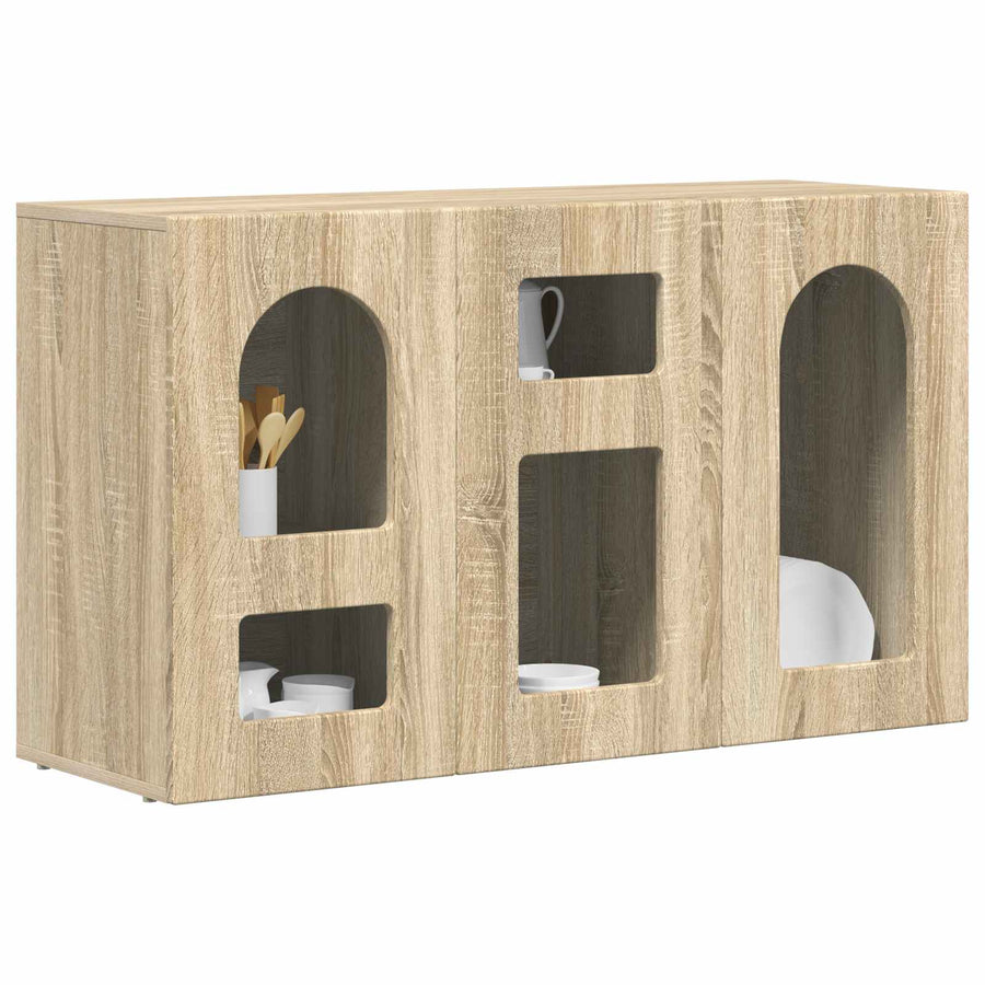 Dressoir Sonoma Eiken 100 x 35 x 59 cm Bewerkt hout