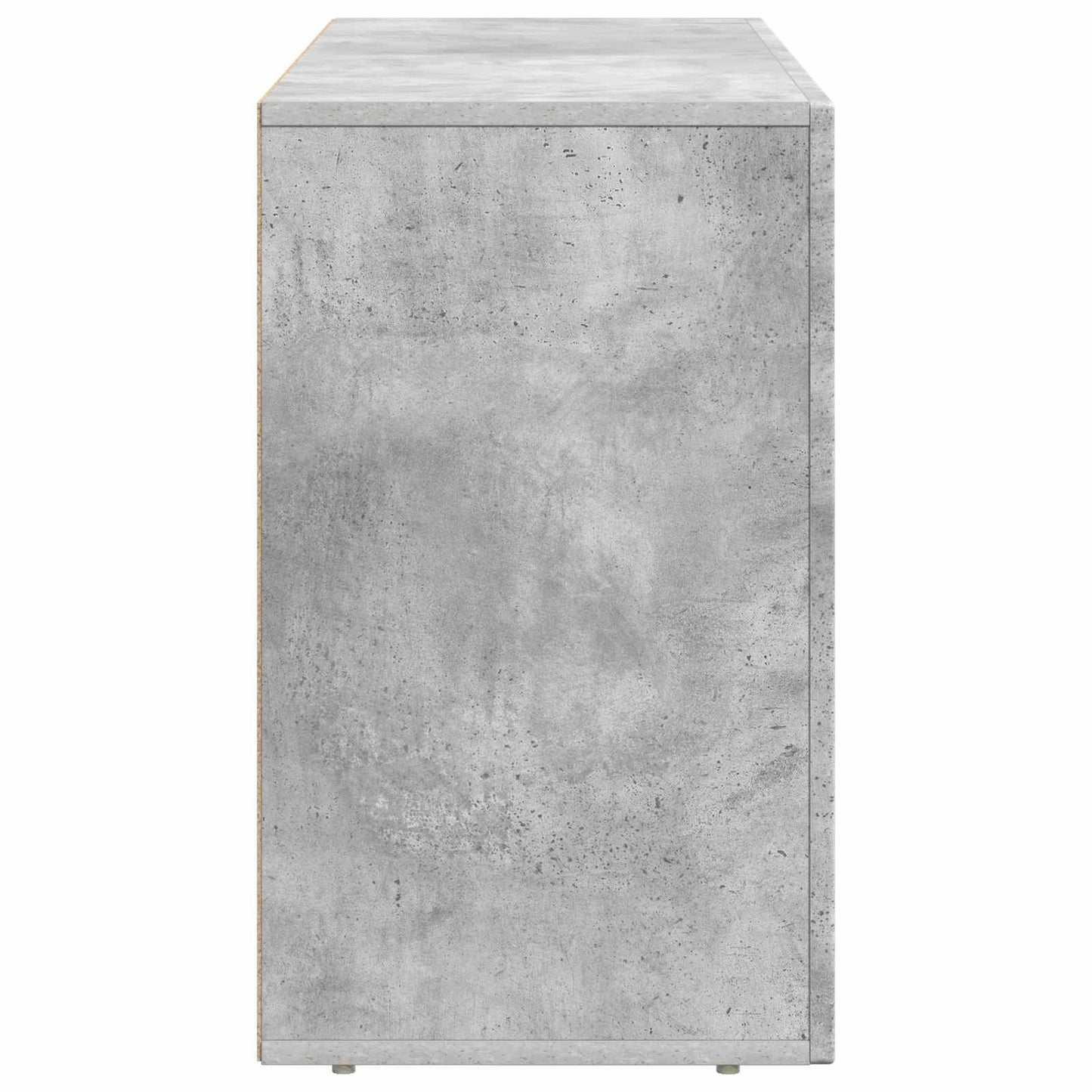 Dressoir Beton Grijs 100 x 35 x 59 cm Bewerkt hout
