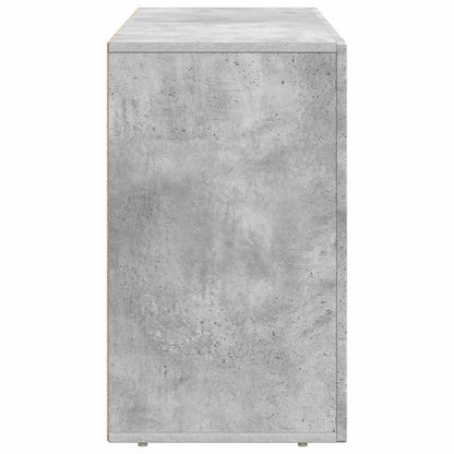 Dressoir Beton Grijs 100 x 35 x 59 cm Bewerkt hout