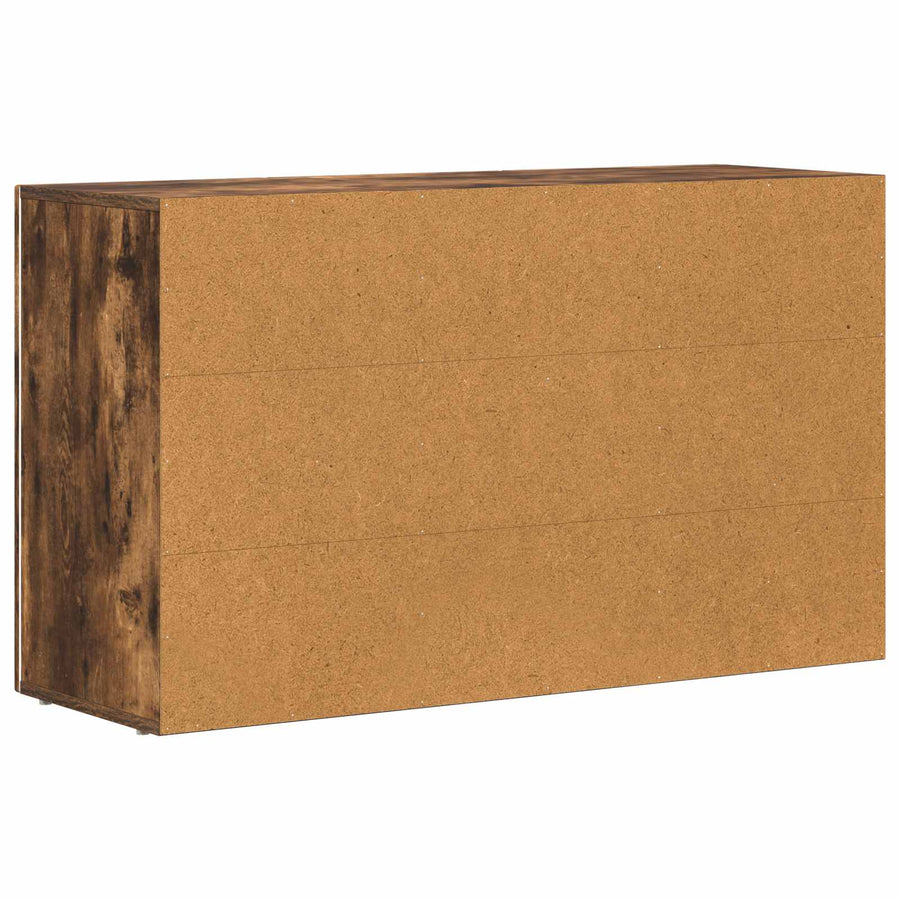 Dressoir Gerookt eiken 100 x 35 x 59 cm Bewerkt hout