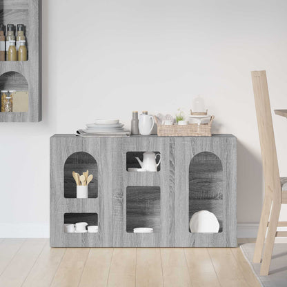 Dressoir Grijs Sonoma 100 x 35 x 59 cm Bewerkt hout