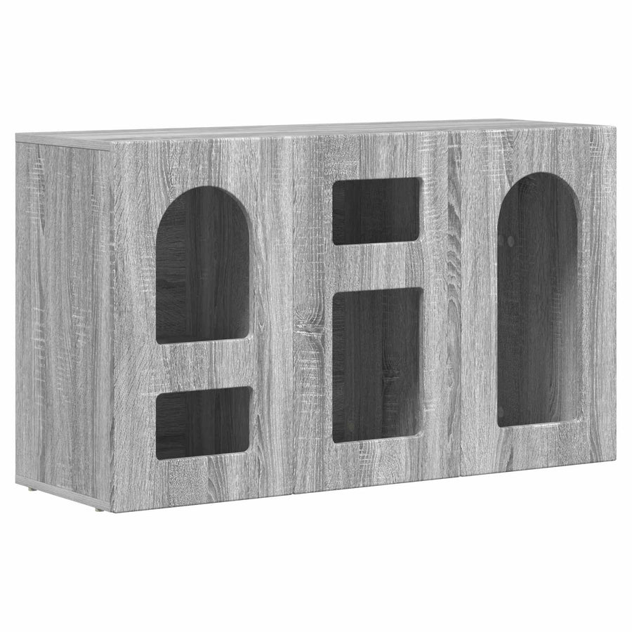 Dressoir Grijs Sonoma 100 x 35 x 59 cm Bewerkt hout