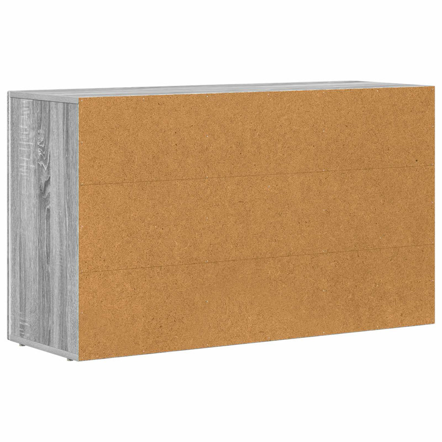 Dressoir Grijs Sonoma 100 x 35 x 59 cm Bewerkt hout