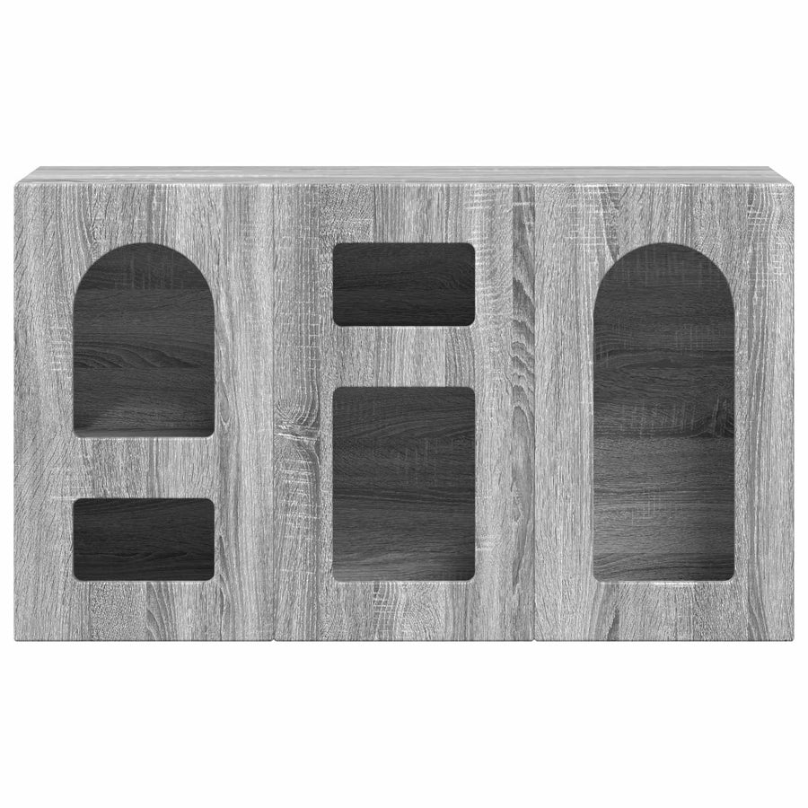 Dressoir Grijs Sonoma 100 x 35 x 59 cm Bewerkt hout