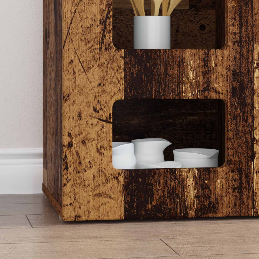 Dressoir Oudhout 100 x 35 x 59 cm Bewerkt hout