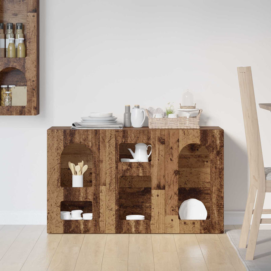 Dressoir Oudhout 100 x 35 x 59 cm Bewerkt hout